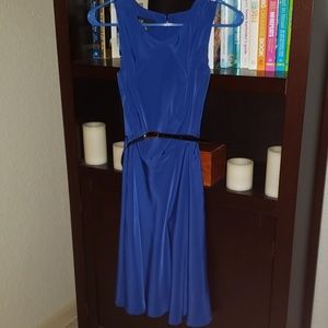 Women's blue dress
